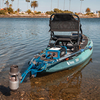 Bixpy K1 Angler Pro fitted with additonal adapters and steering kit (available separately)