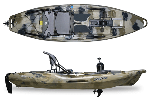 Feelfree Moken 10 Angler PDL Pedal Drive Fishing Kayak