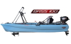 Jonny Boats Bass 100 Fully Rigged With Motor and Other Accessoires For Sale at Bournemouth Canoes