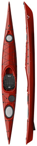 Perception Essence in Red available from Bournemouth Canoes