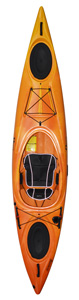 Riot Enduro 12 in Yellow/Orange available from Bournemouth Canoes
