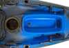 Viking Kayaks Profish 400 has storage space right to hand with the tackle well and screw hatch