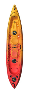 Viking Kayaks 2 Plus 1 - Red/Yellow