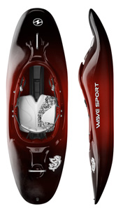Wavesport Fuse 56 River Kayak WhiteOut in Sublime colour